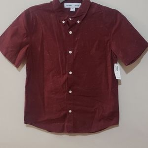 Boy short sleeve shirt